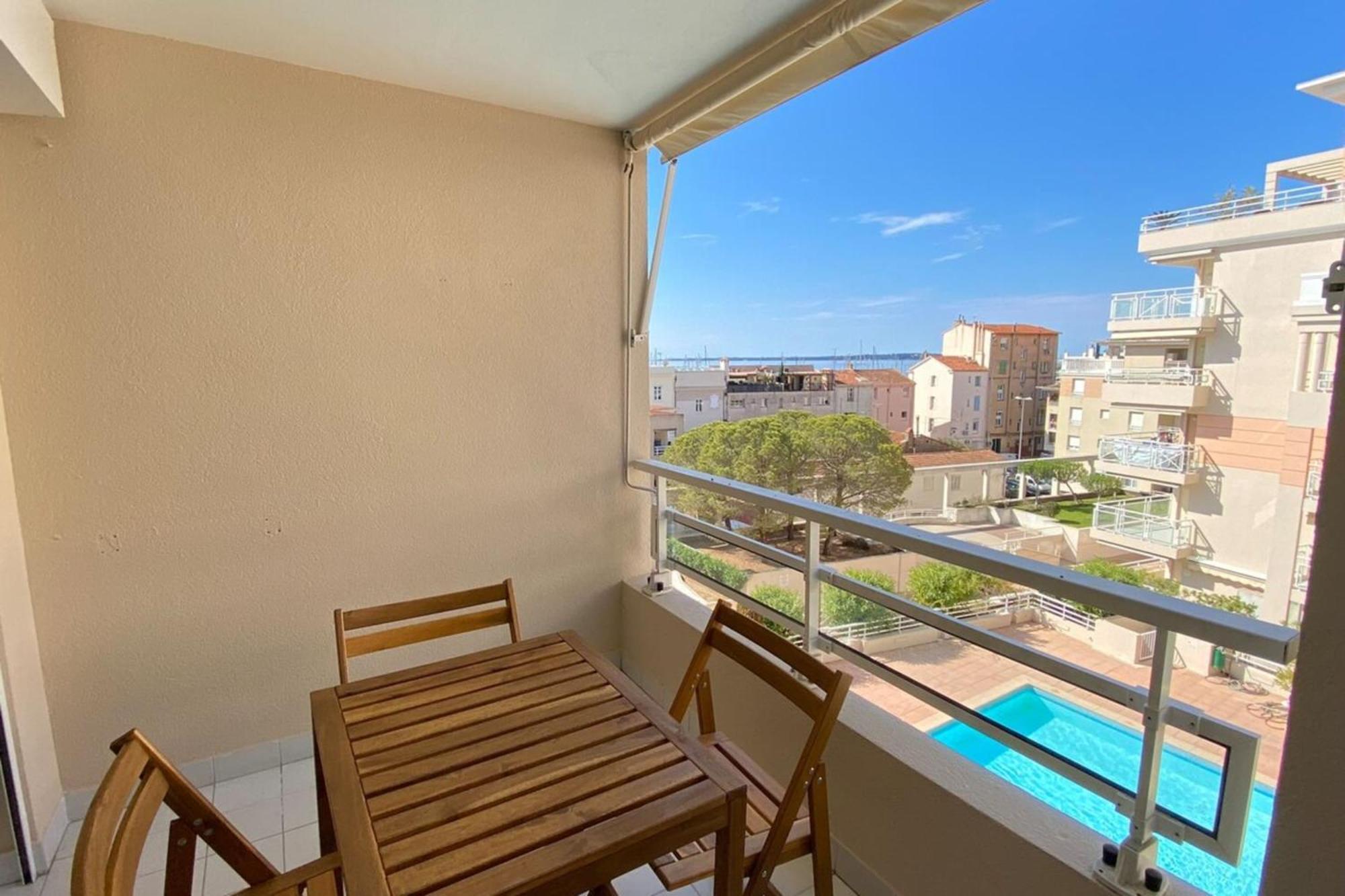 06Ai - Beautiful Renovated Studio - Sea And Pool View Vallauris Exterior foto